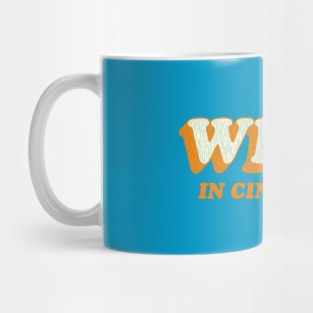 WKRP in Cincinnati Vintage Orange Mug